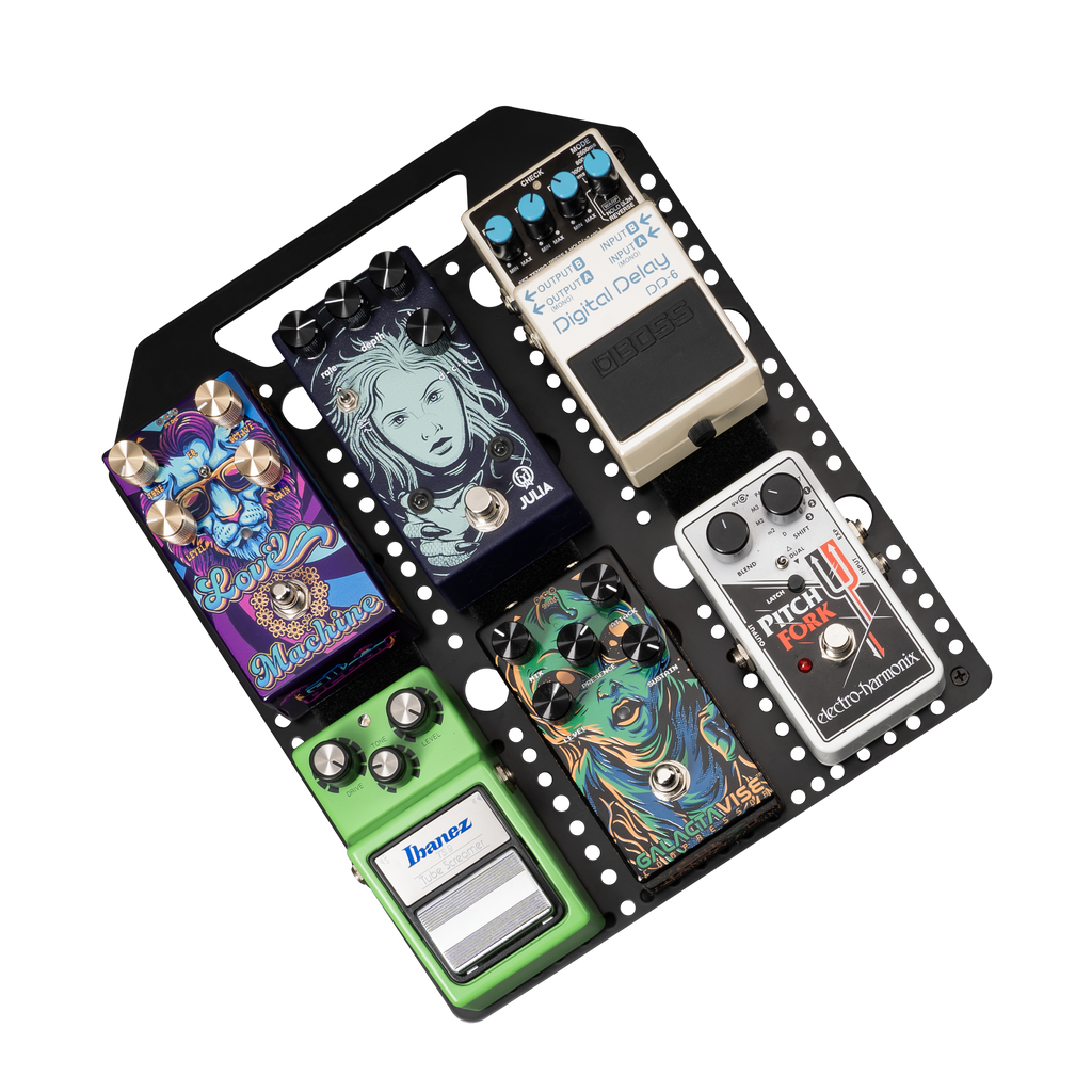 Metal pedalboard design to fit in most Gator Case