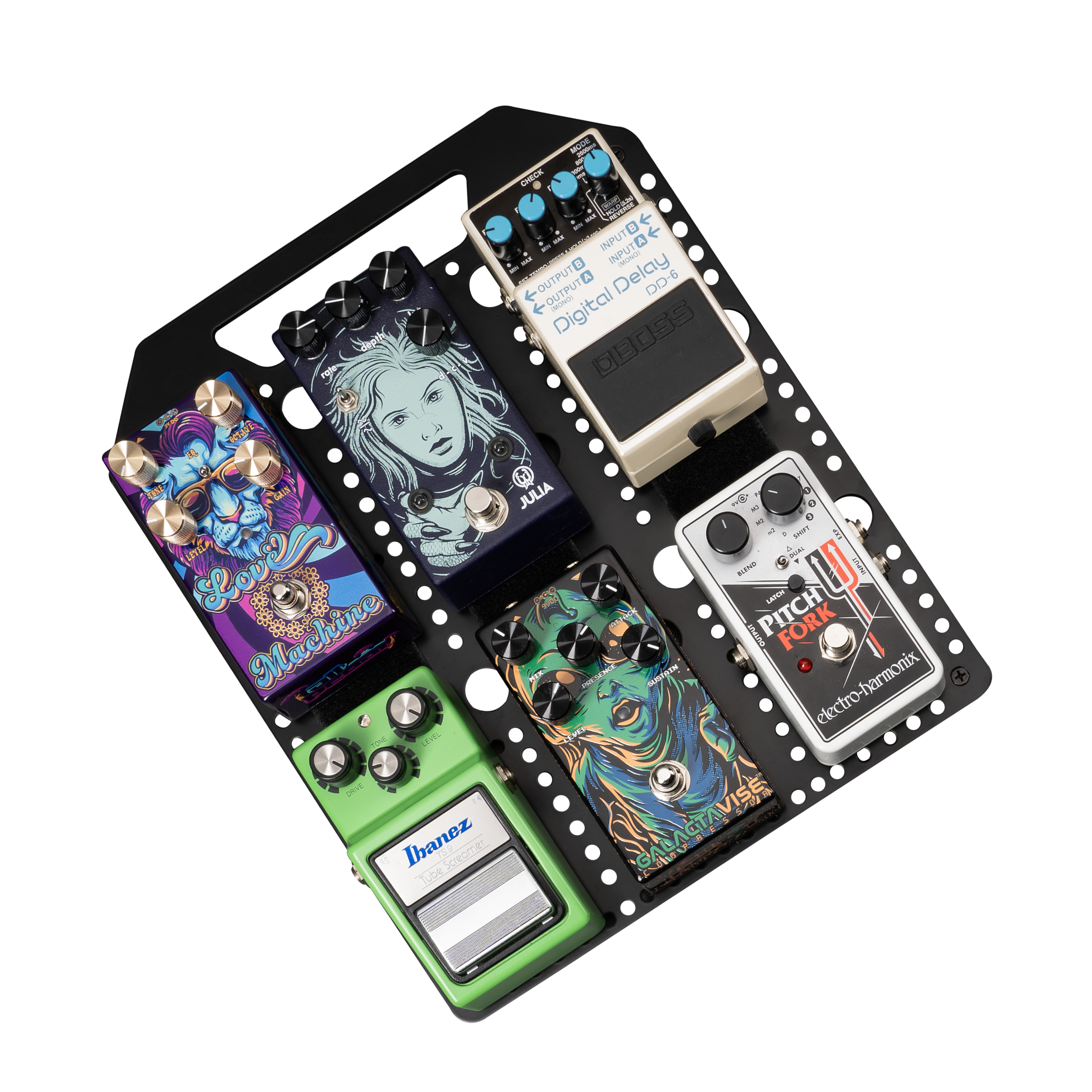 Metal pedalboard design to fit in most Gator Case