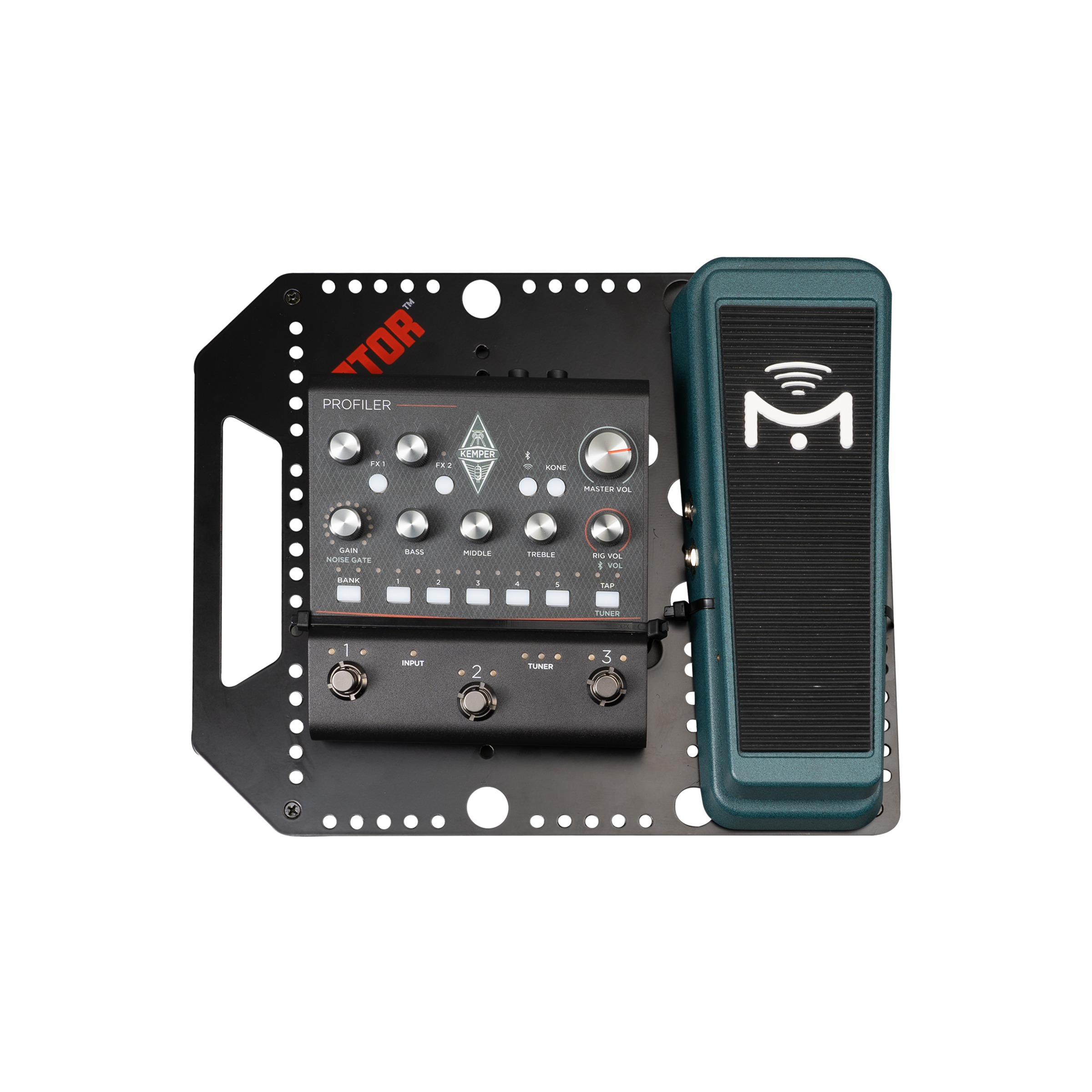 Metal pedalboard design to fit in most Gator Case