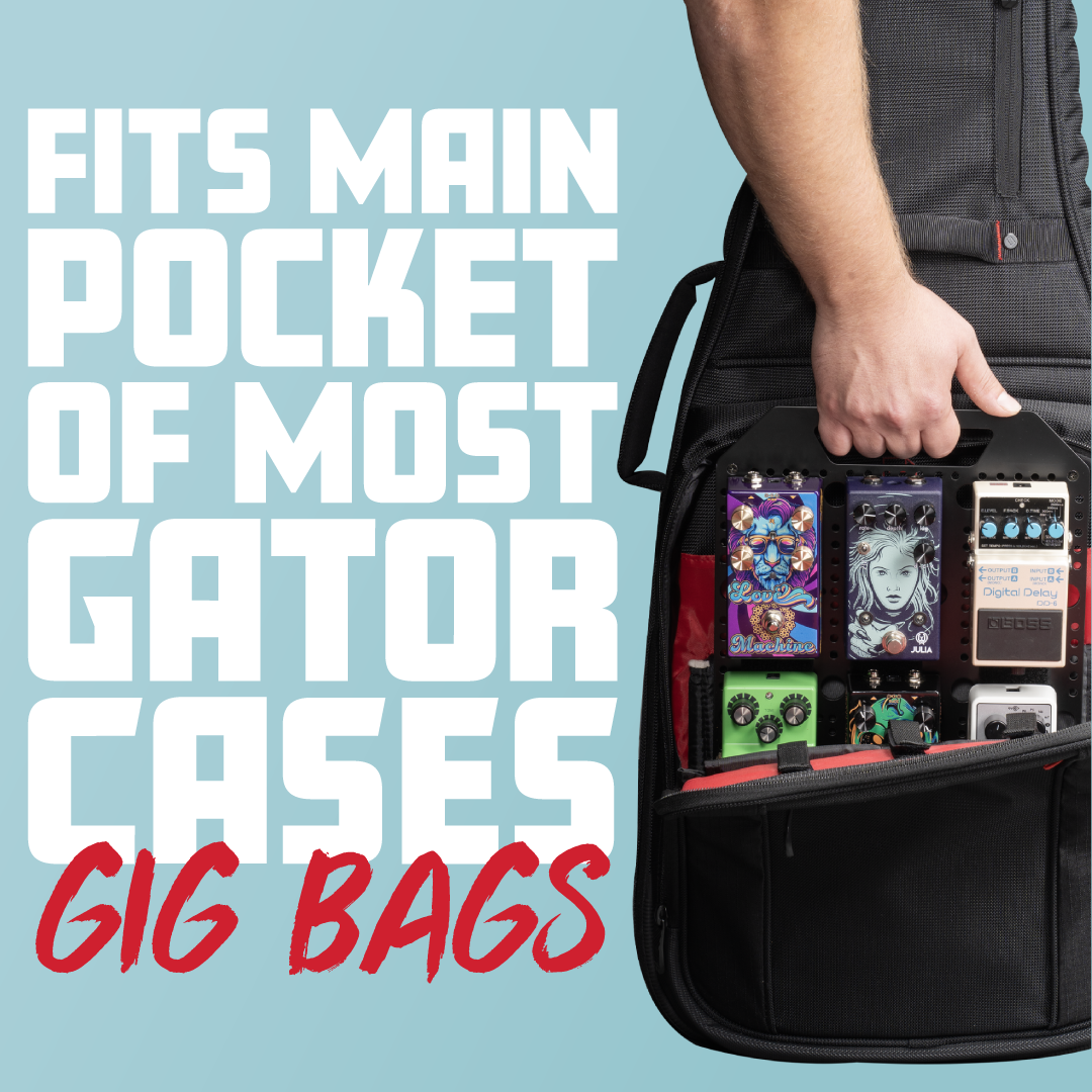 Metal pedalboard design to fit in most Gator Case