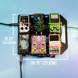 Metal pedalboard design to fit in most Gator Case