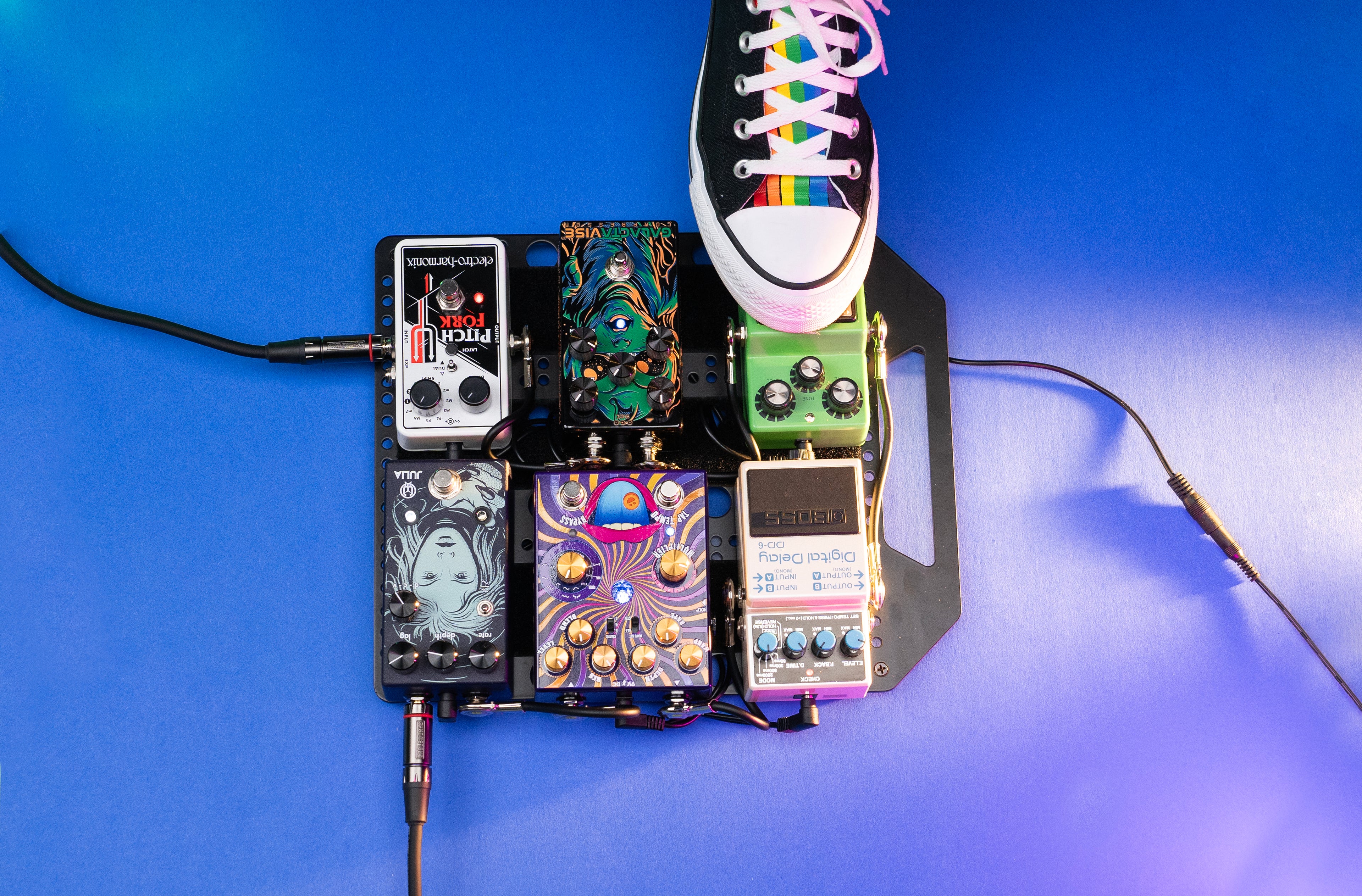 Metal pedalboard design to fit in most Gator Case