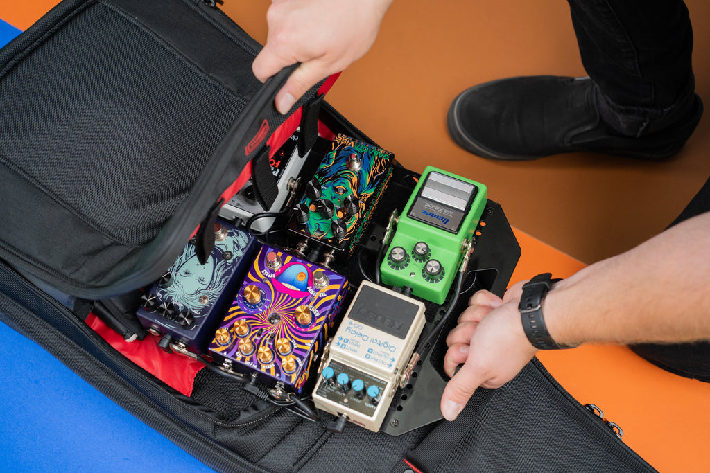 Metal pedalboard design to fit in most Gator Case