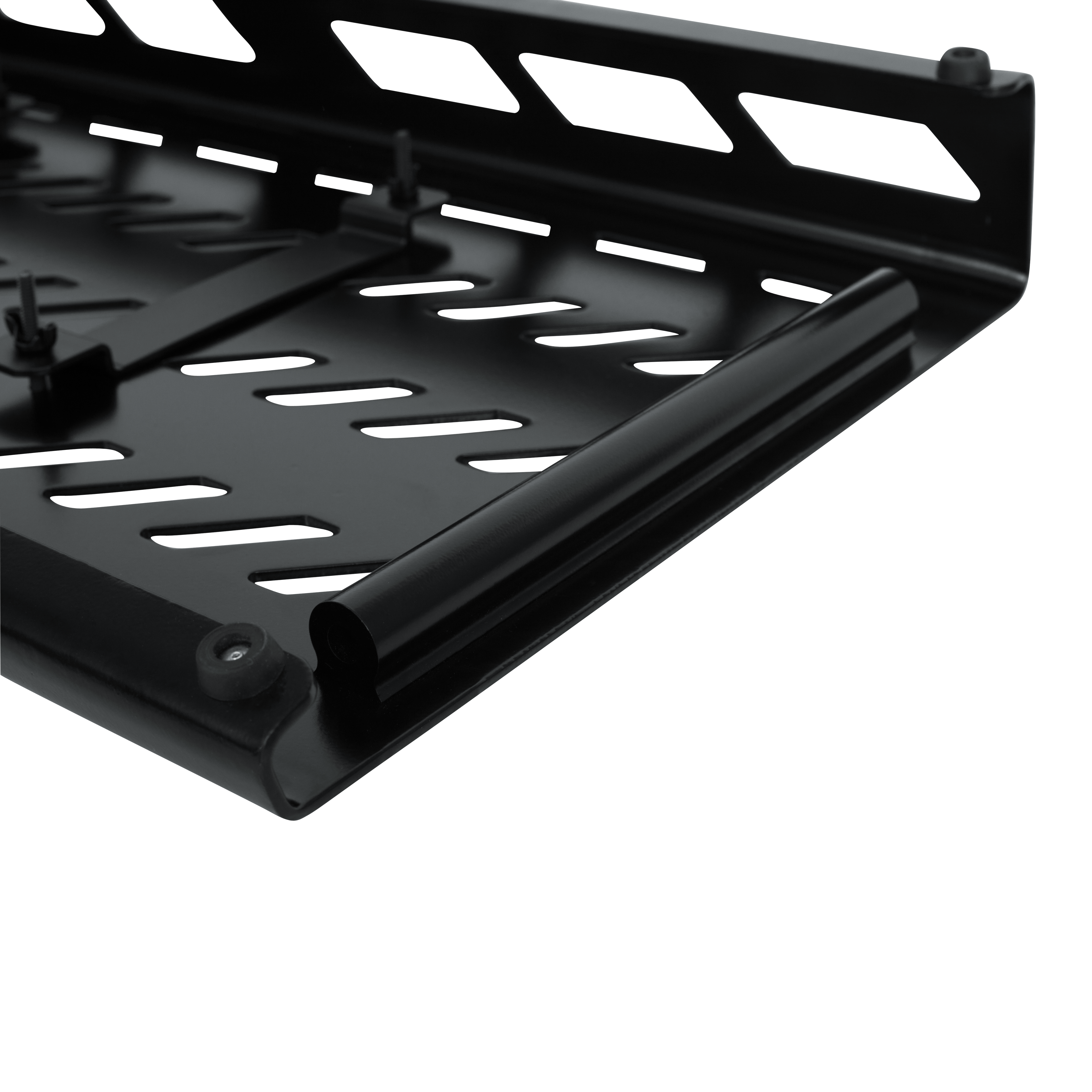 Black Aluminum Pedal Board; XL w/ Carry Bag