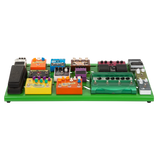 Green Aluminum Pedal Board; XL w/ Carry Bag