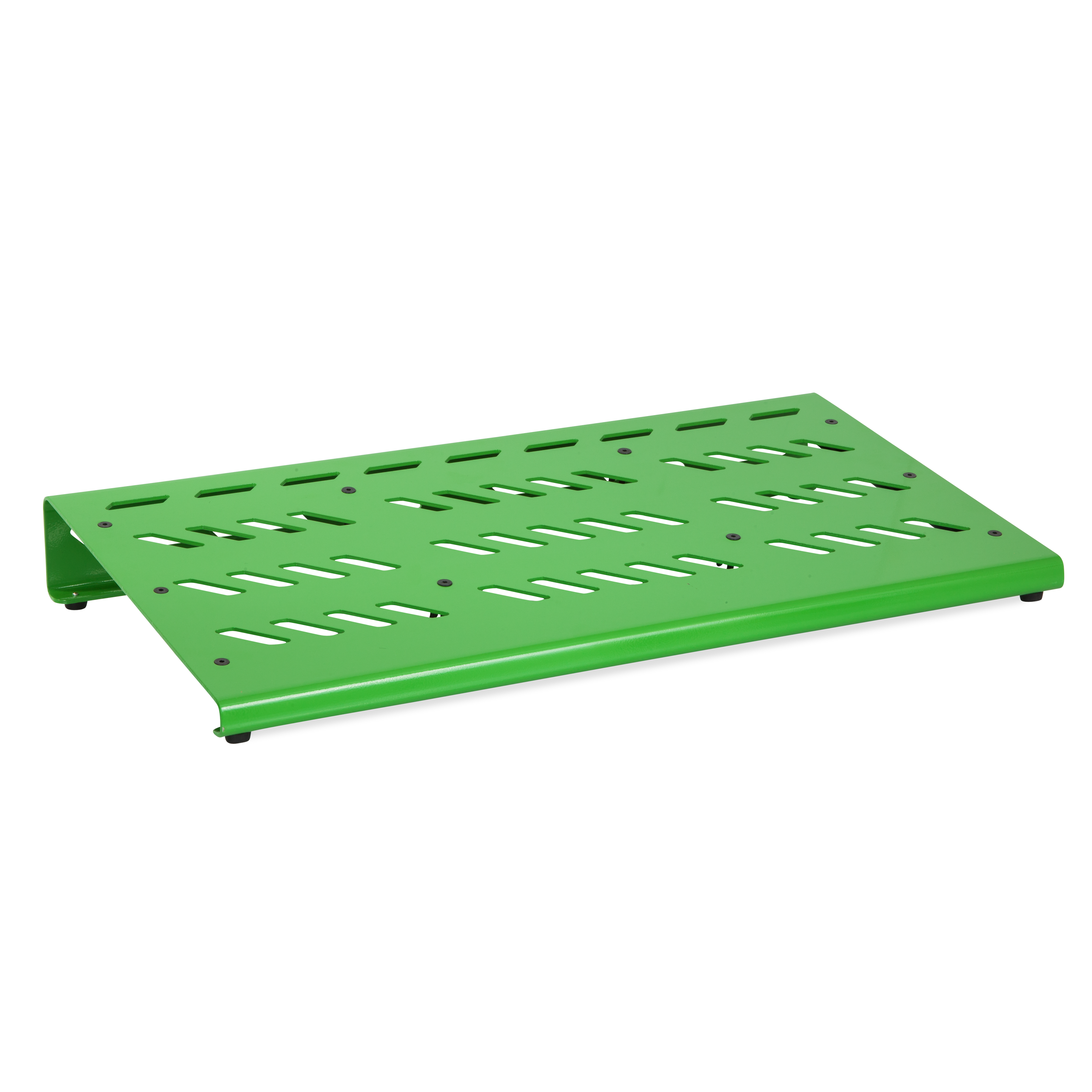 Green Aluminum Pedal Board; XL w/ Carry Bag