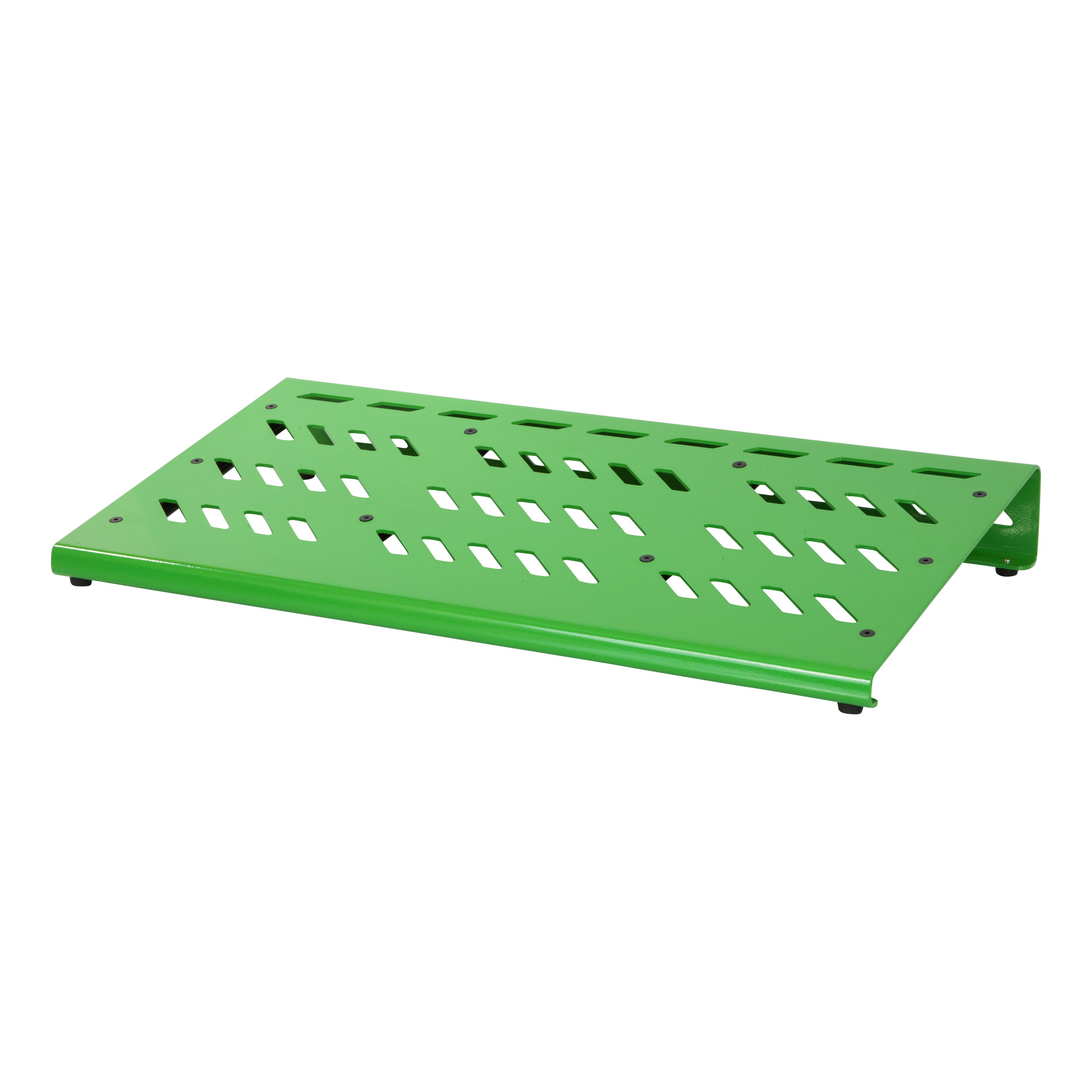 Green Aluminum Pedal Board; XL w/ Carry Bag