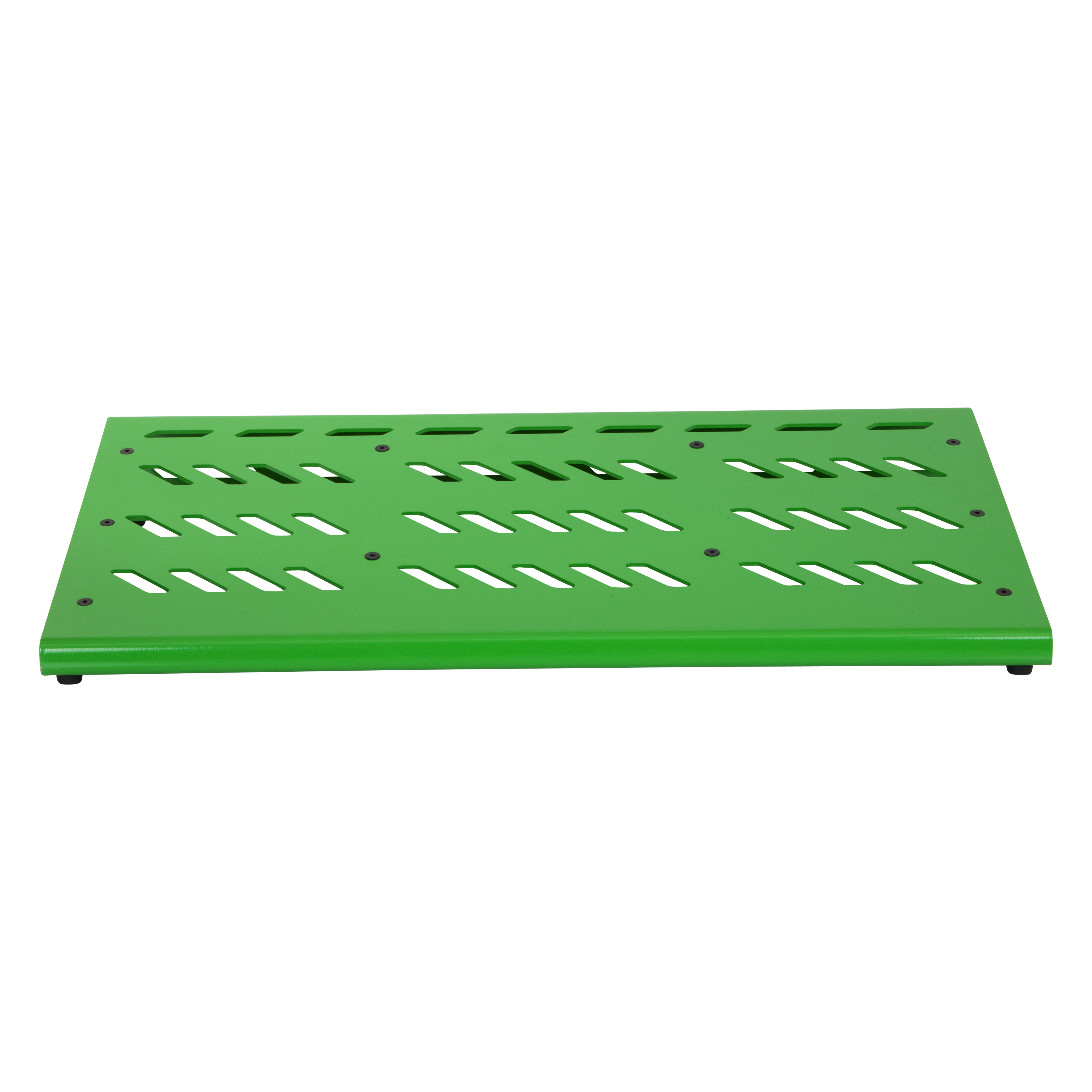 Green Aluminum Pedal Board; XL w/ Carry Bag