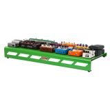 Green Aluminum Pedal Board; XL w/ Carry Bag