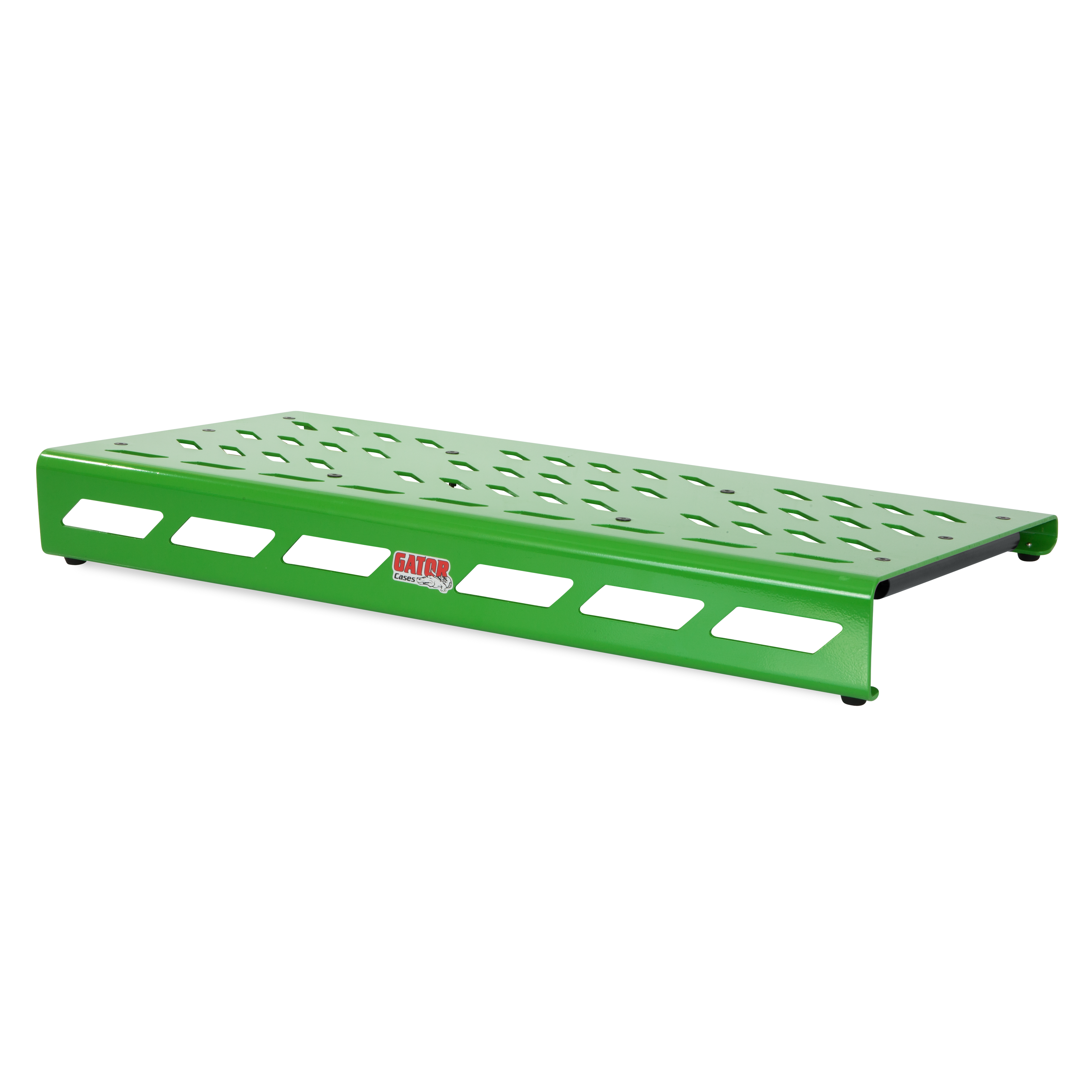 Green Aluminum Pedal Board; XL w/ Carry Bag