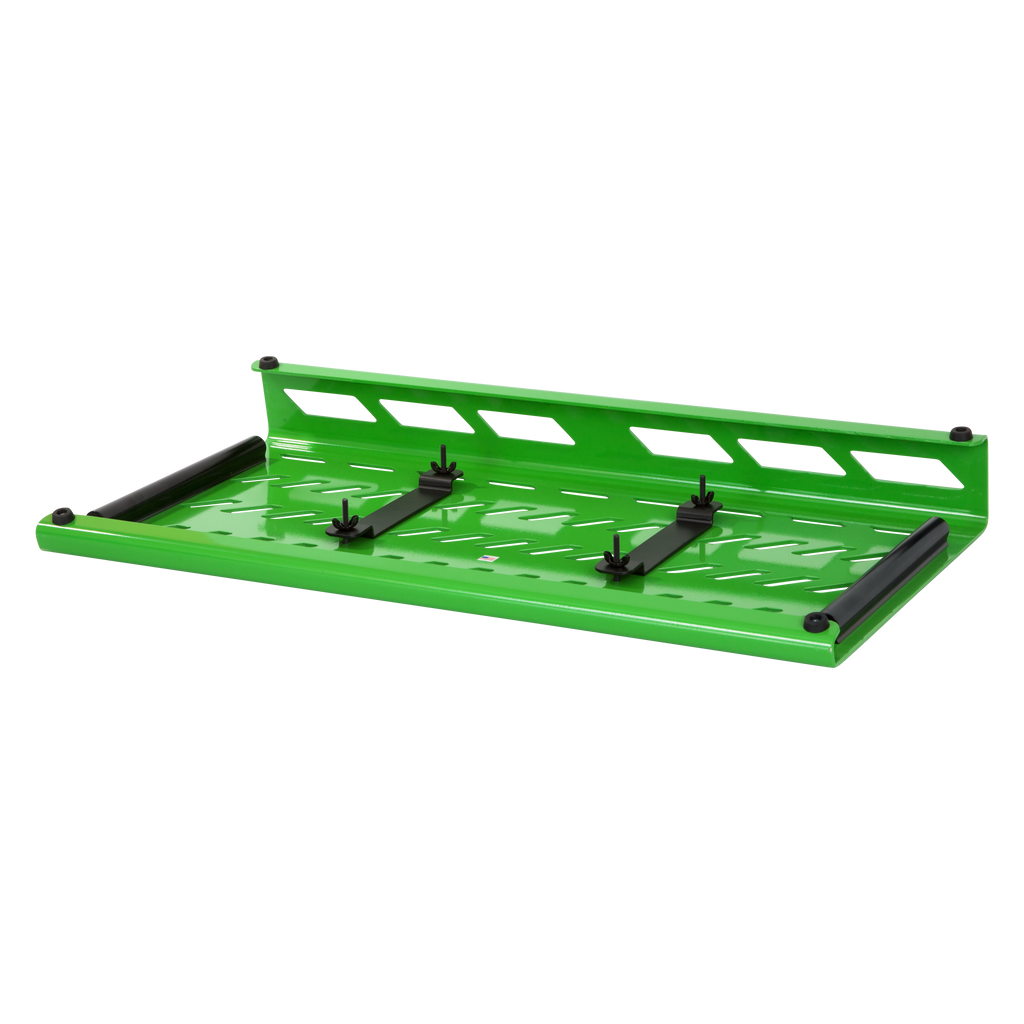 Green Aluminum Pedal Board; XL w/ Carry Bag