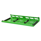 Green Aluminum Pedal Board; XL w/ Carry Bag