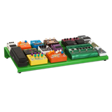 Green Aluminum Pedal Board; XL w/ Carry Bag