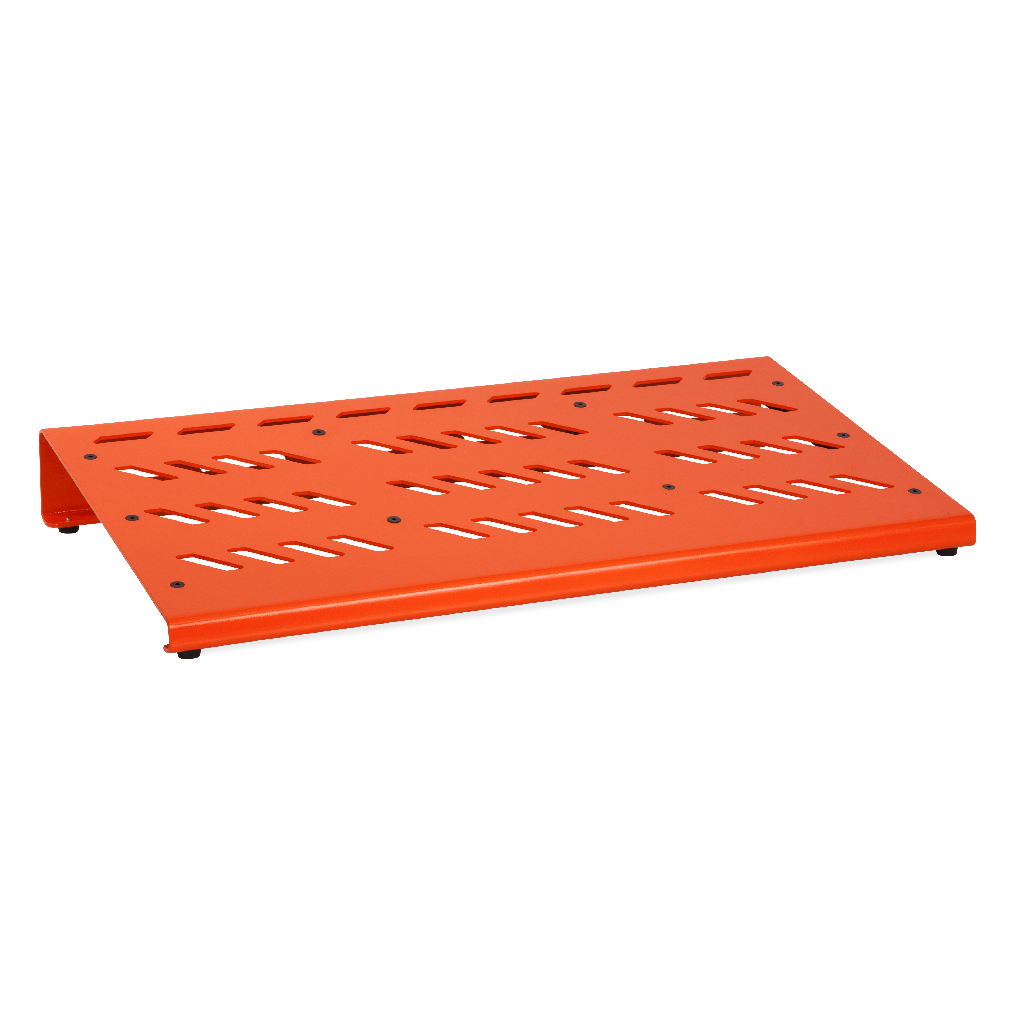Orange Aluminum Pedal Board; XL w/ Carry Bag