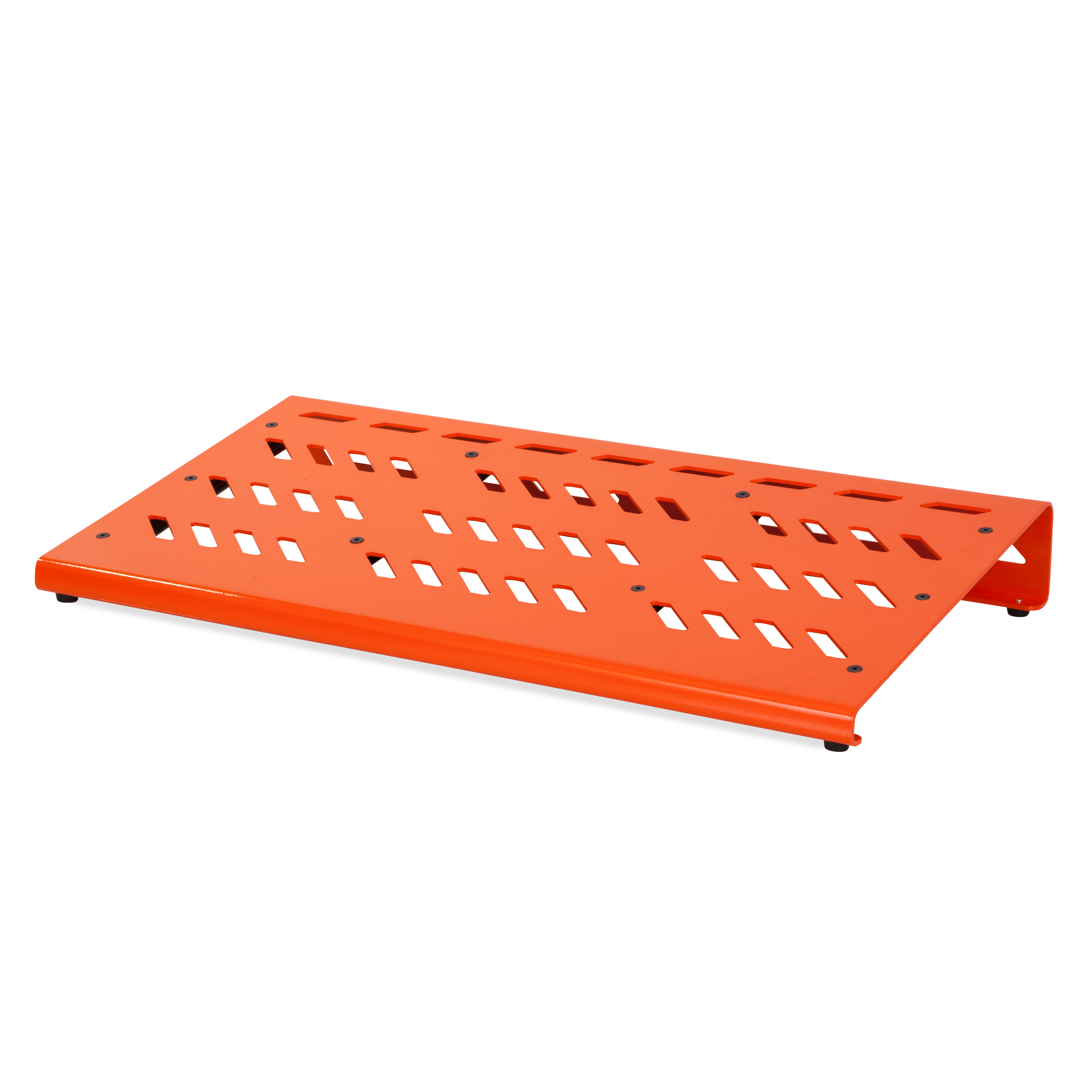 Orange Aluminum Pedal Board; XL w/ Carry Bag