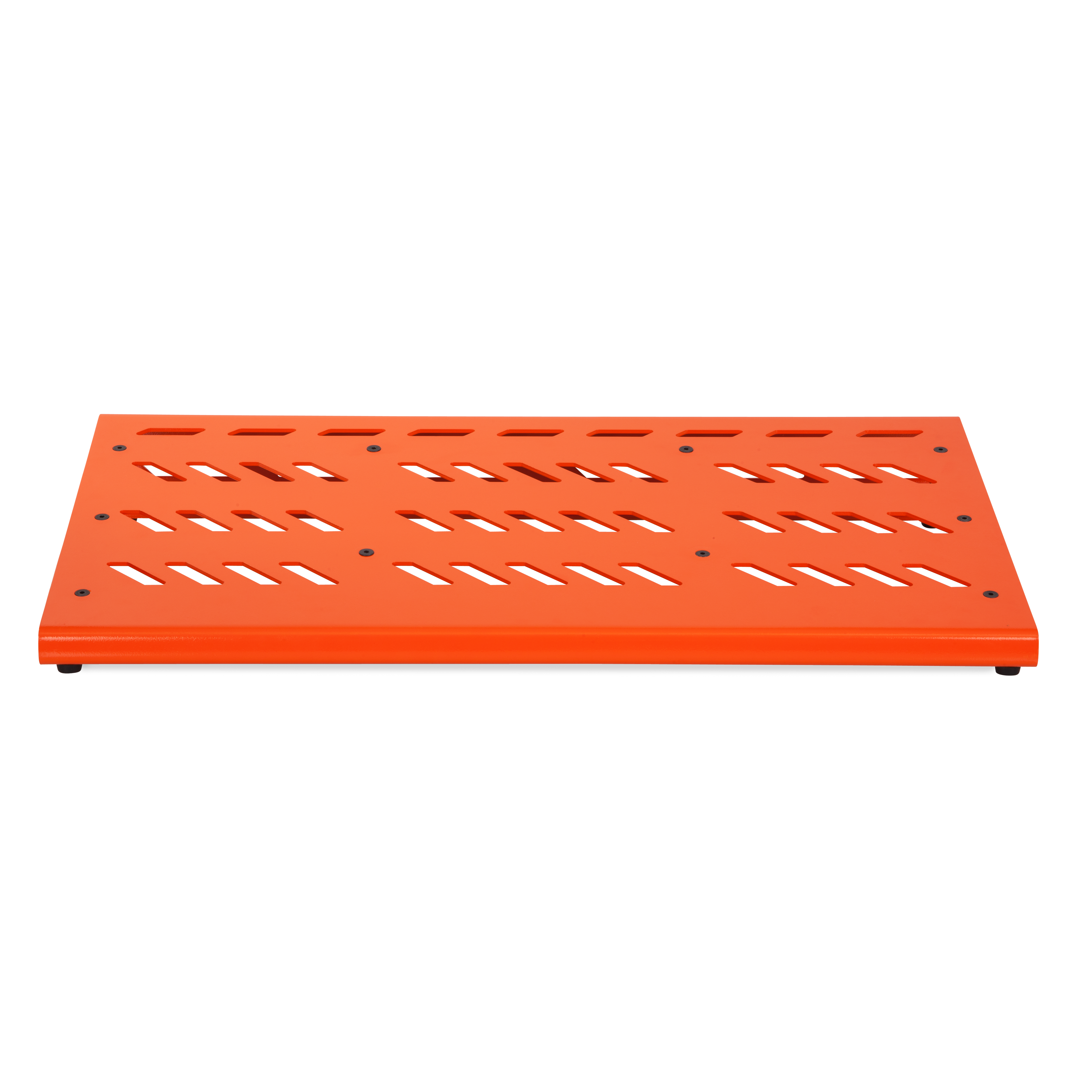 Orange Aluminum Pedal Board; XL w/ Carry Bag