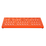 Orange Aluminum Pedal Board; XL w/ Carry Bag