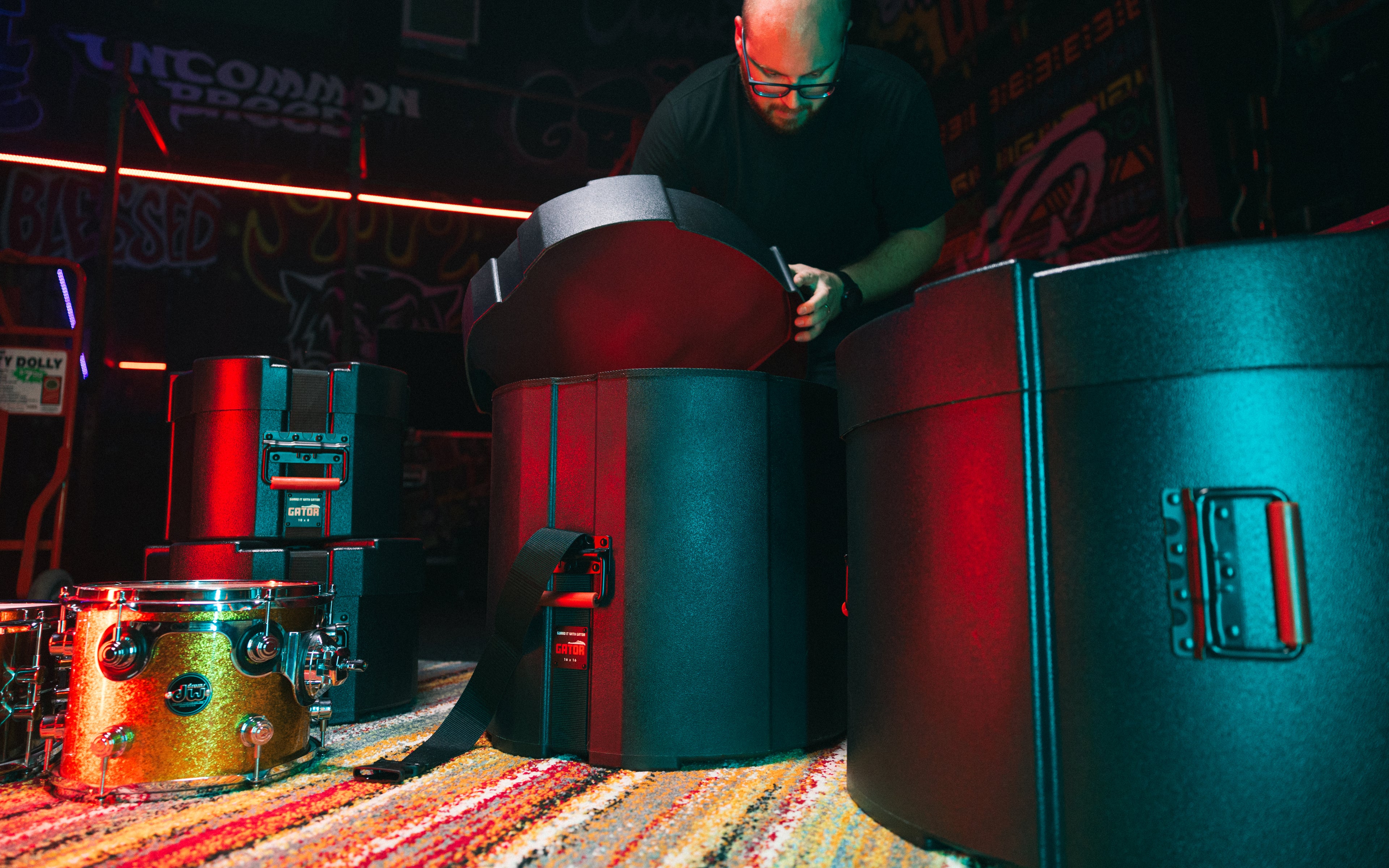 Gator Grooves Drum Case Rock Pack