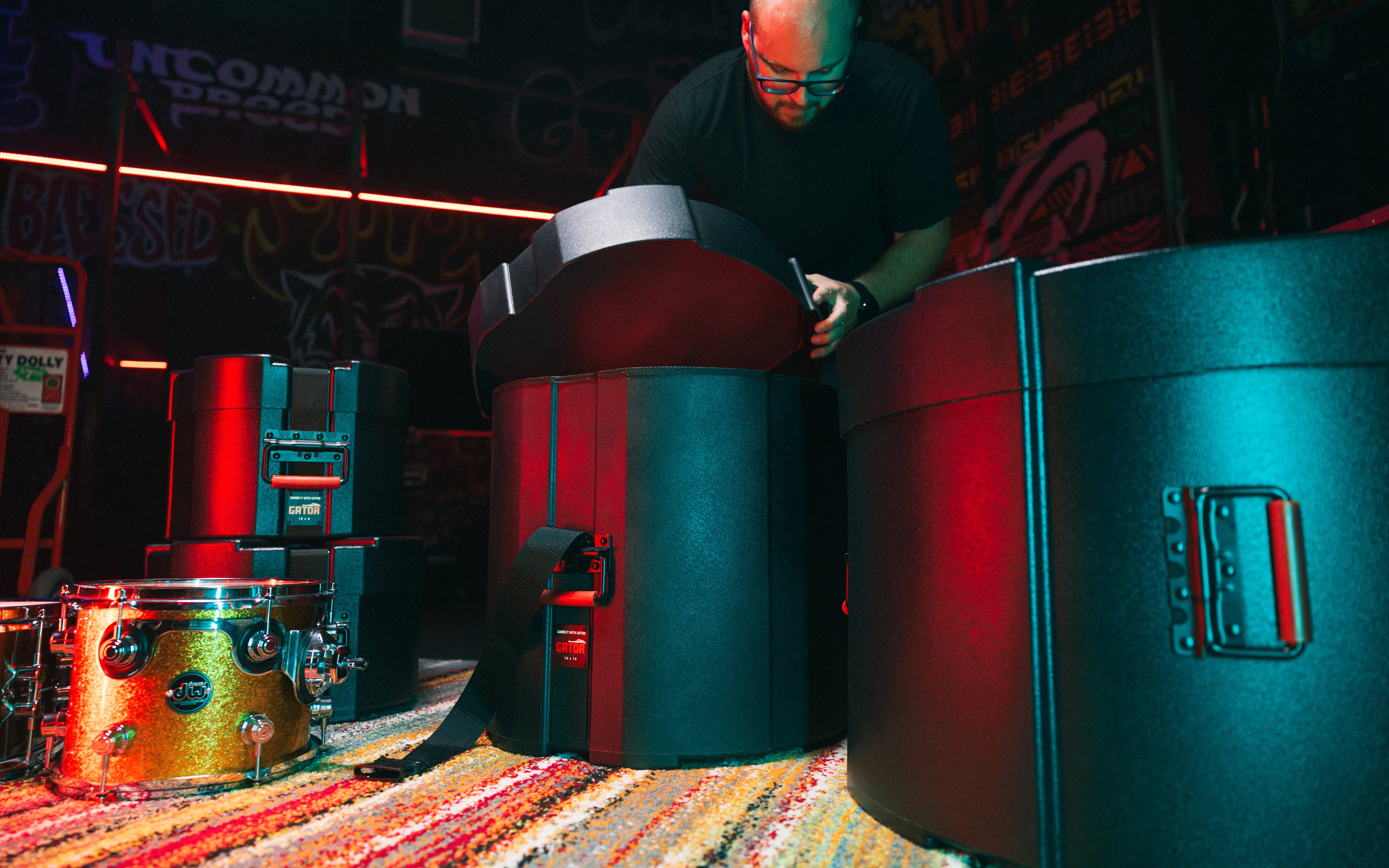 Gator Grooves Drum Case Rock Pack