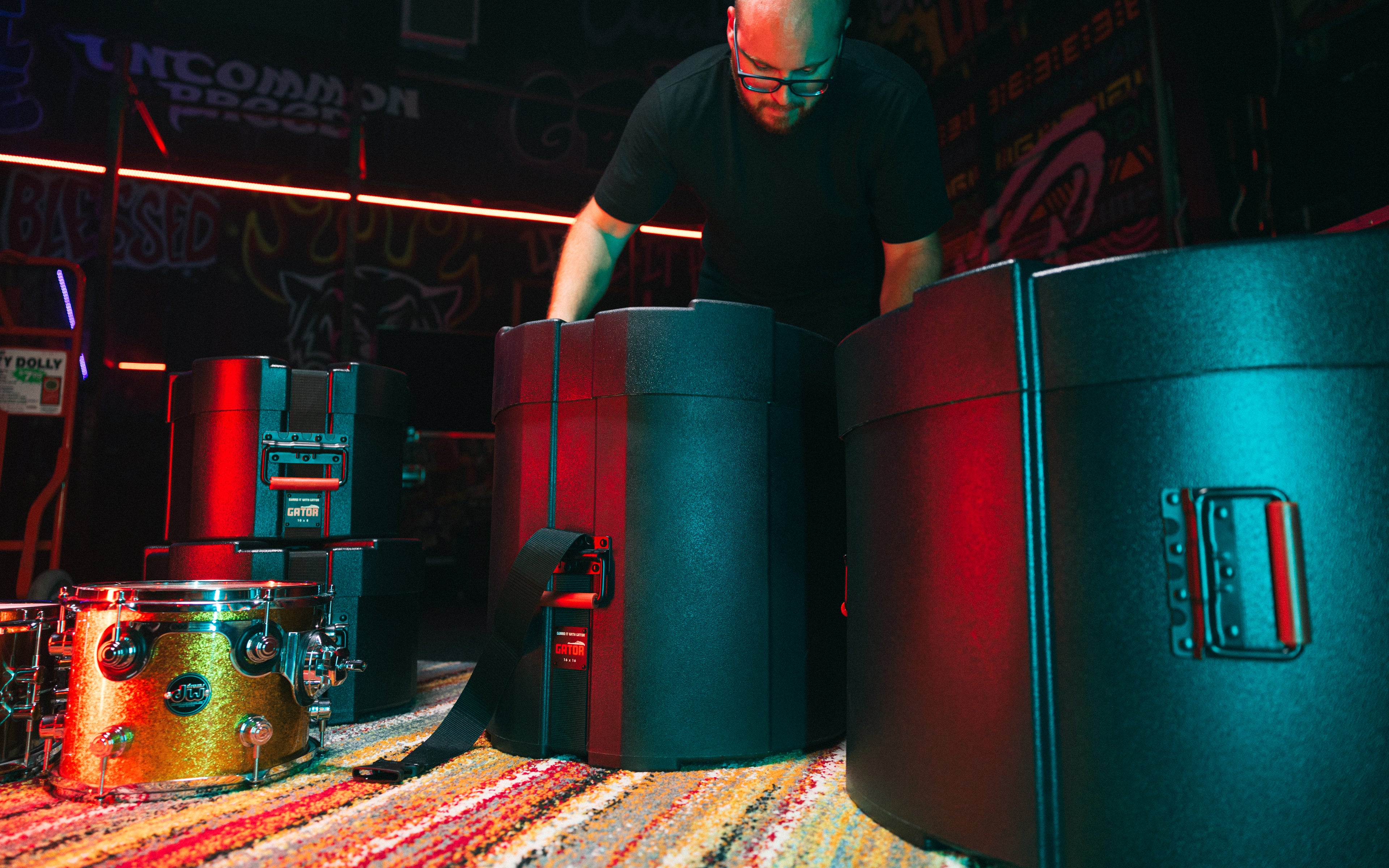 Gator Grooves Drum Case Rock Pack