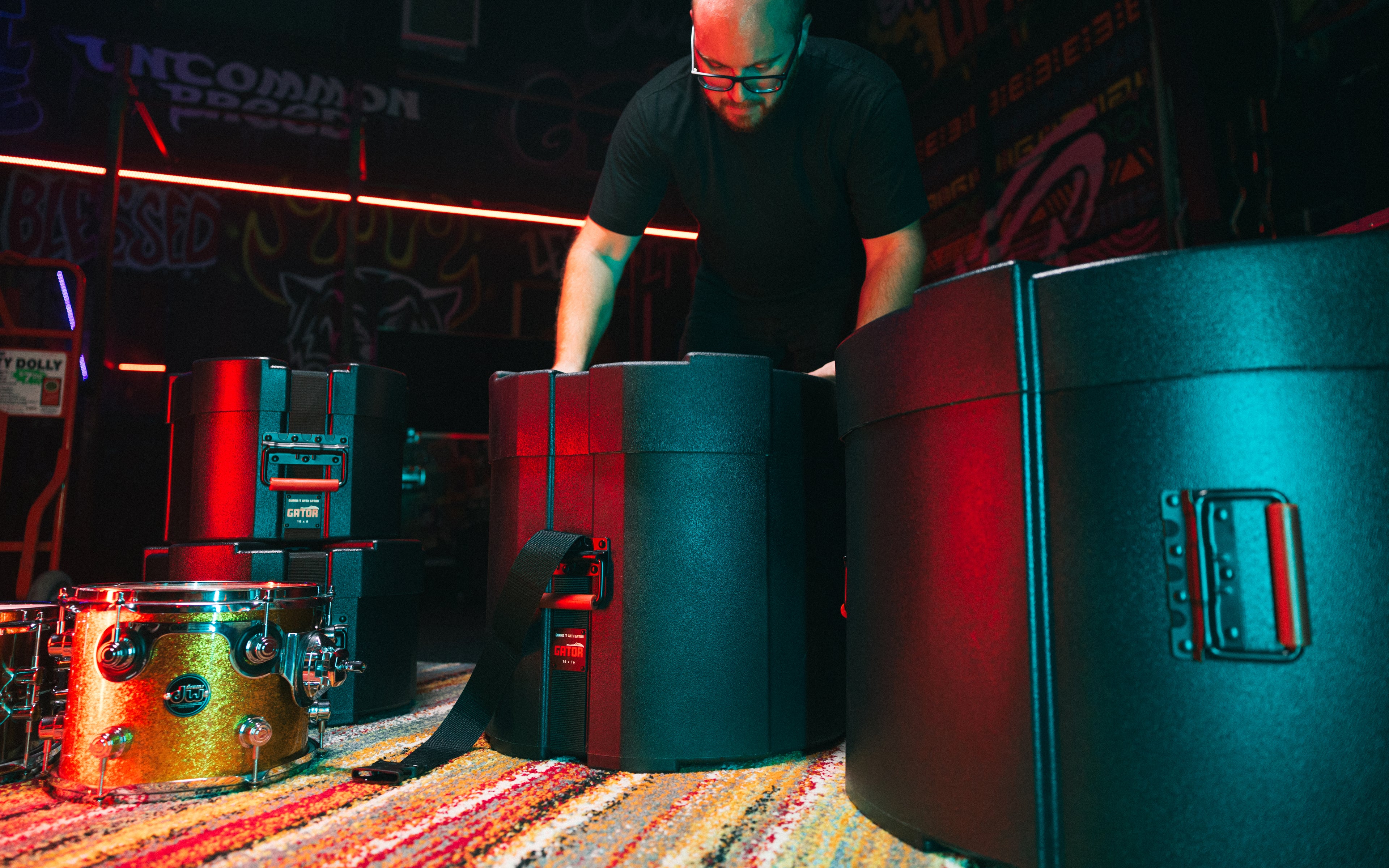 Gator Grooves Drum Case Rock Pack