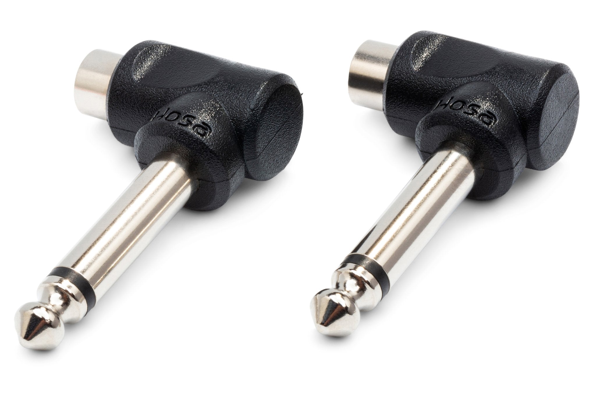 Right-angle Adapters, RCA to 1/4 in TS, 2 pc - Pack