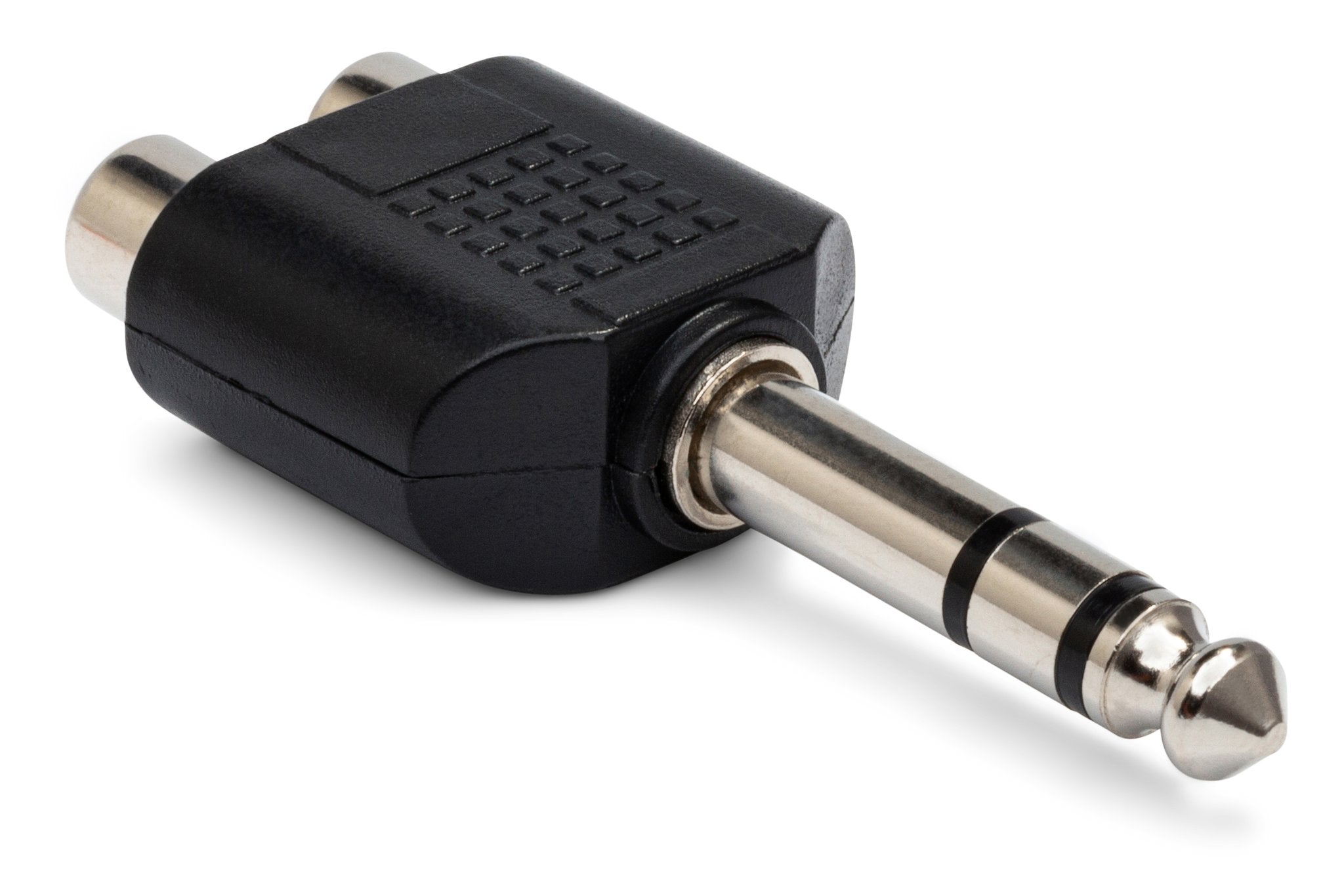 Adapter, Dual RCA to 1/4 in TRS - Full