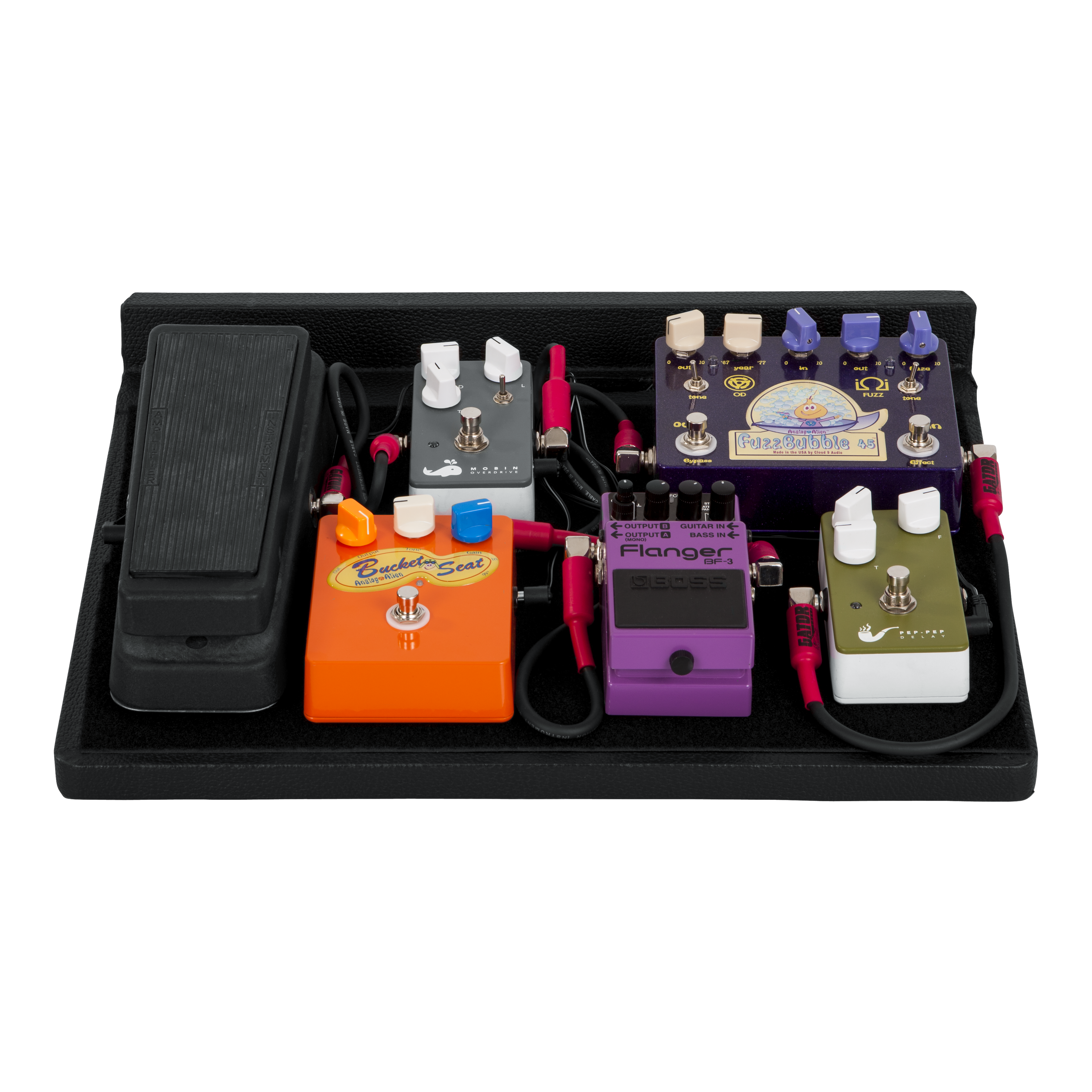 Pedal Board w/ Carry Bag & Power Supply