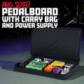Pedal Board w/ Carry Bag & Power Supply; Pro Size