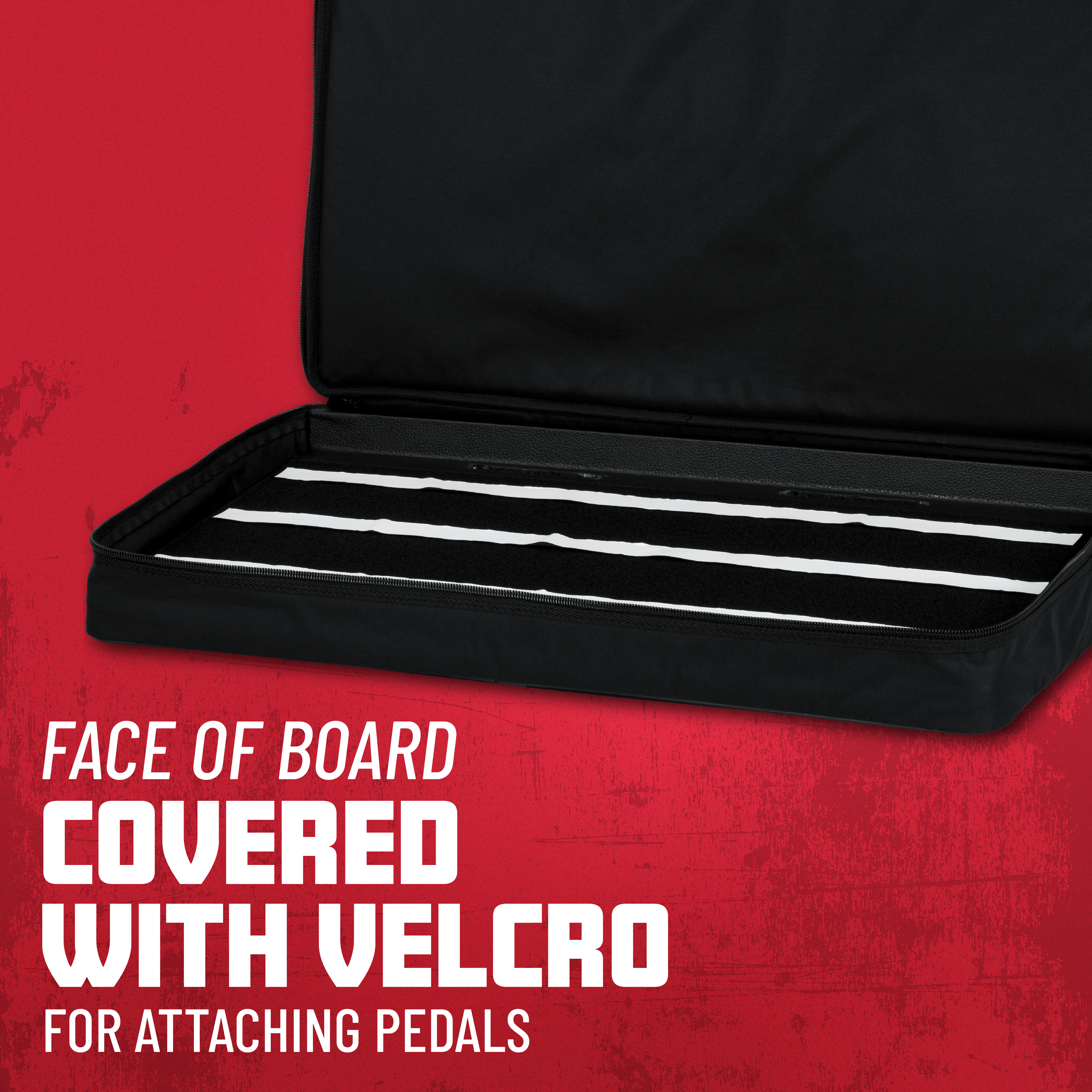Pedal Board w/ Carry Bag & Power Supply; Pro Size