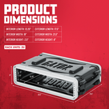 2U Audio Rack; Shallow