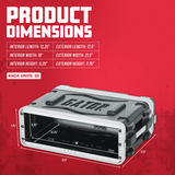 3U Audio Rack; Shallow