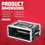 4U Audio Rack; Shallow
