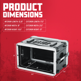 6U Audio Rack; Shallow