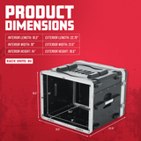 8U Audio Rack; Standard