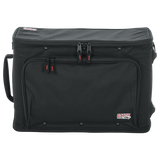 2U Lightweight rack bag w/ tow handle and wheels