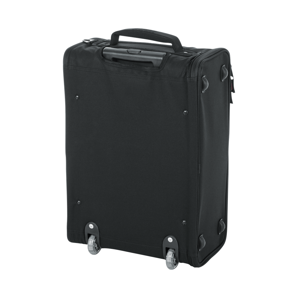 2U Lightweight rack bag w/ tow handle and wheels