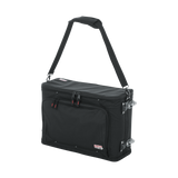 2U Lightweight rack bag w/ tow handle and wheels