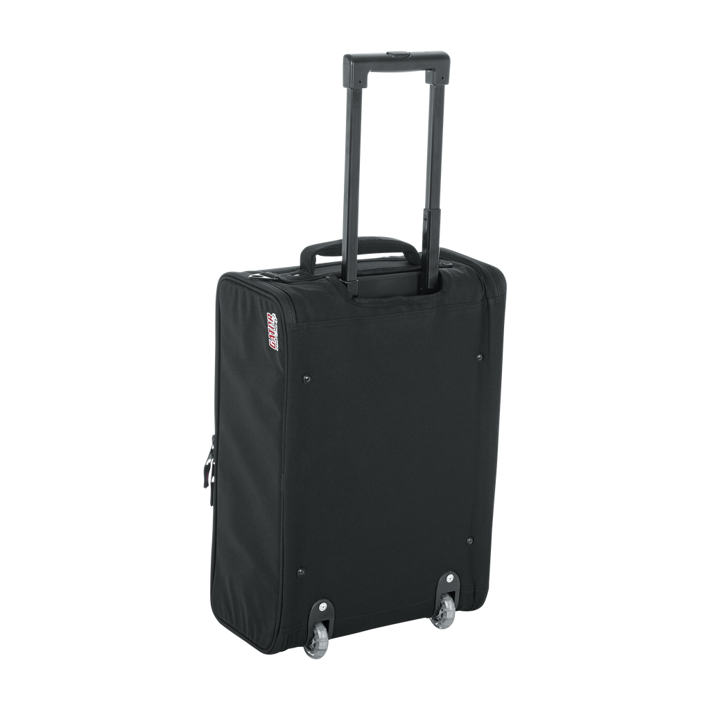 2U Lightweight rack bag w/ tow handle and wheels