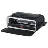 2U Lightweight rack bag w/ tow handle and wheels