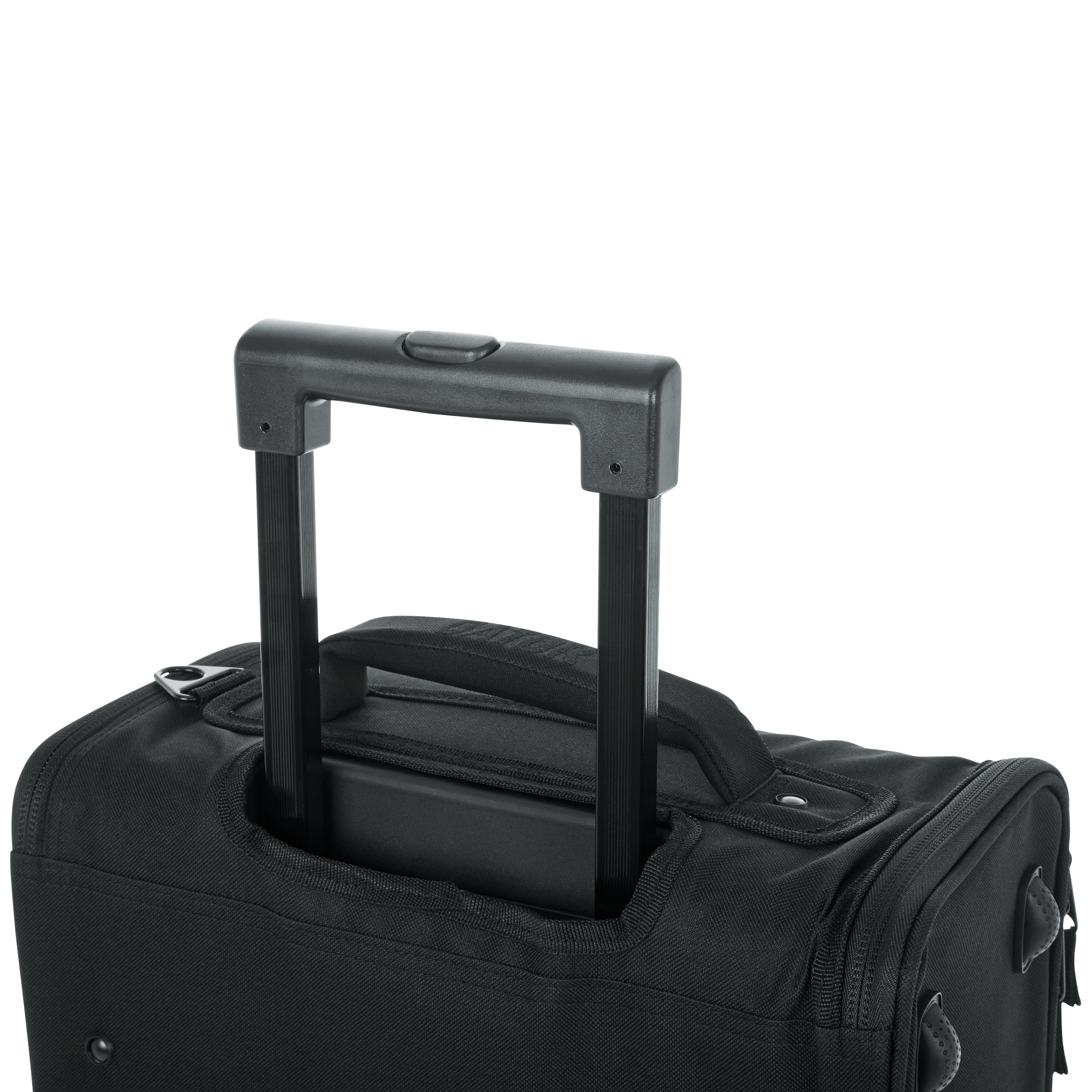 2U Lightweight rack bag w/ tow handle and wheels