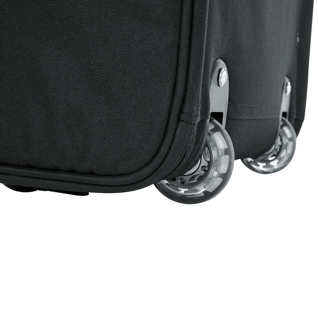 2U Lightweight rack bag w/ tow handle and wheels