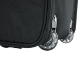 2U Lightweight rack bag w/ tow handle and wheels