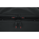 2U Lightweight rack bag w/ tow handle and wheels