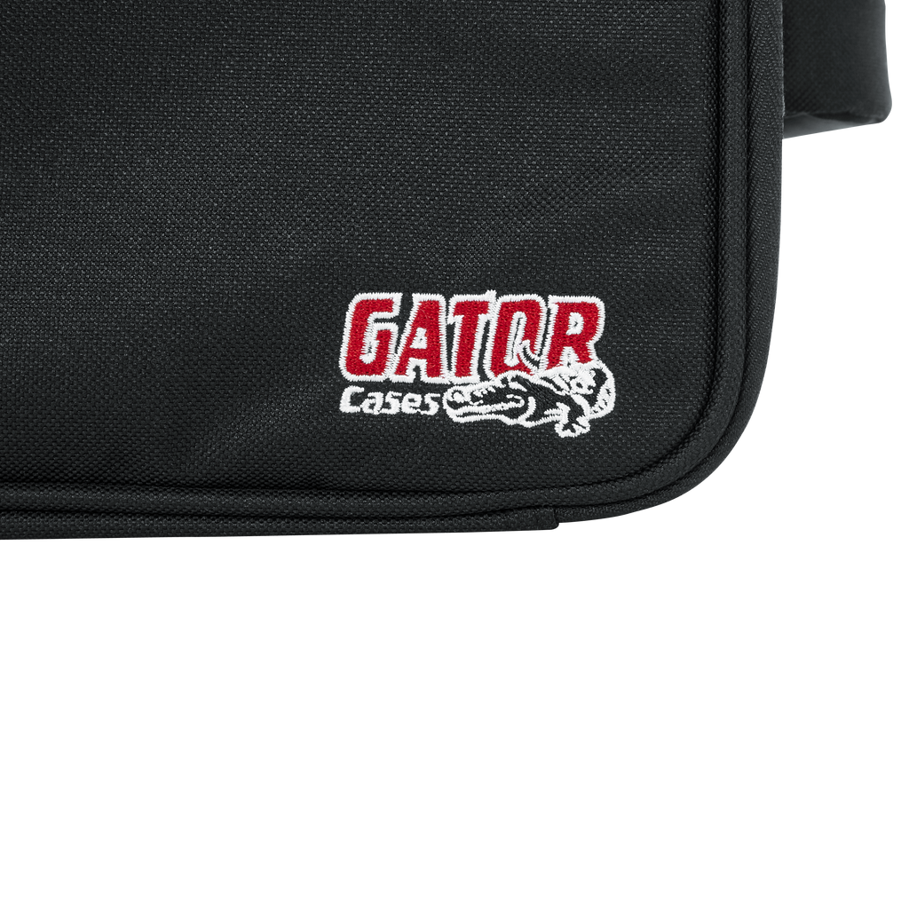 2U Lightweight rack bag w/ tow handle and wheels