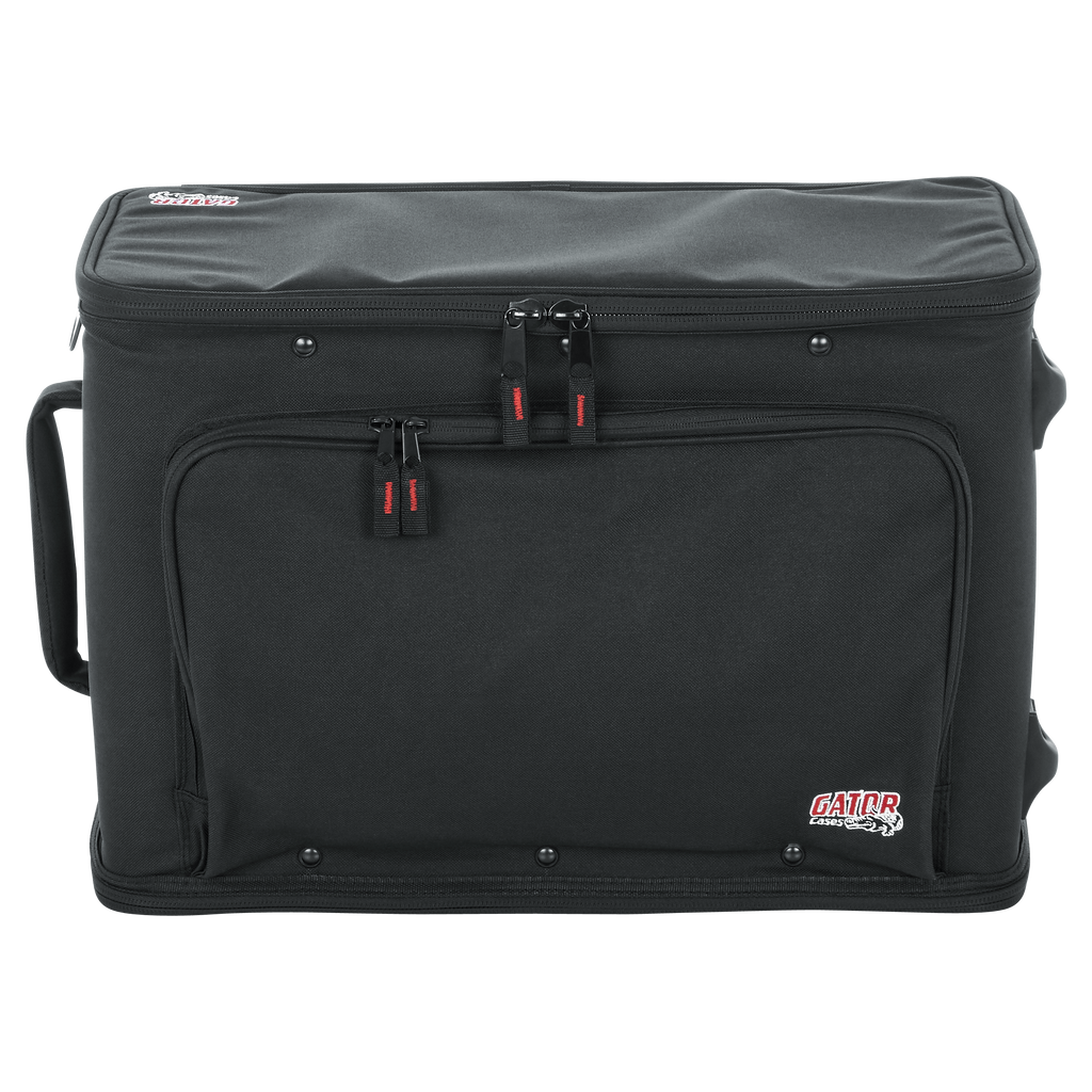 3U Lightweight rack bag w/ tow handle and wheels