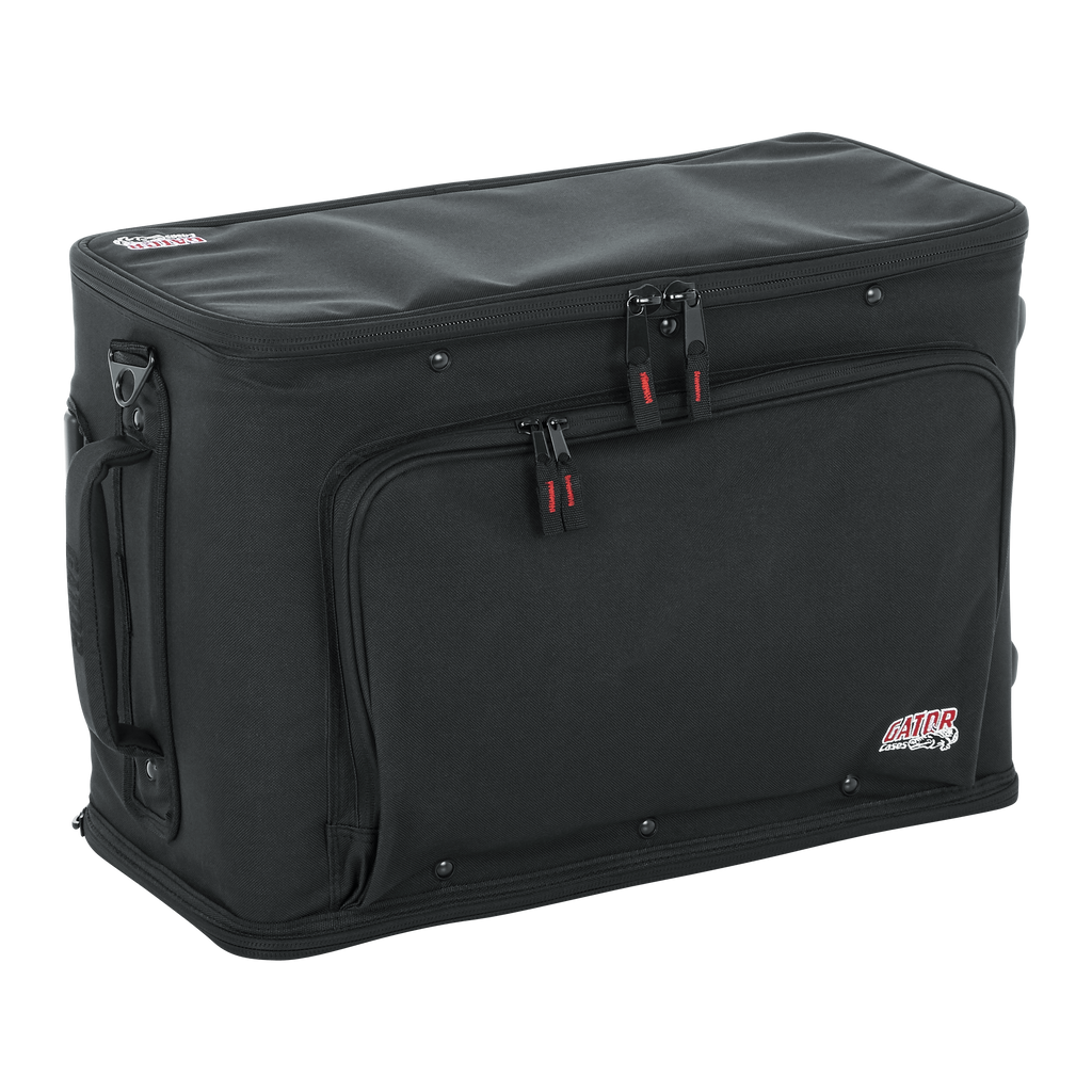 3U Lightweight rack bag w/ tow handle and wheels