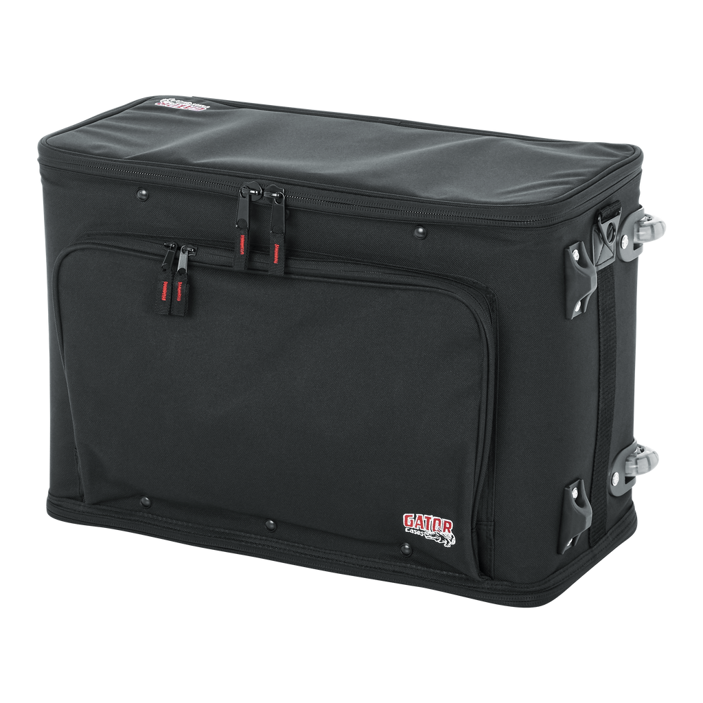 3U Lightweight rack bag w/ tow handle and wheels