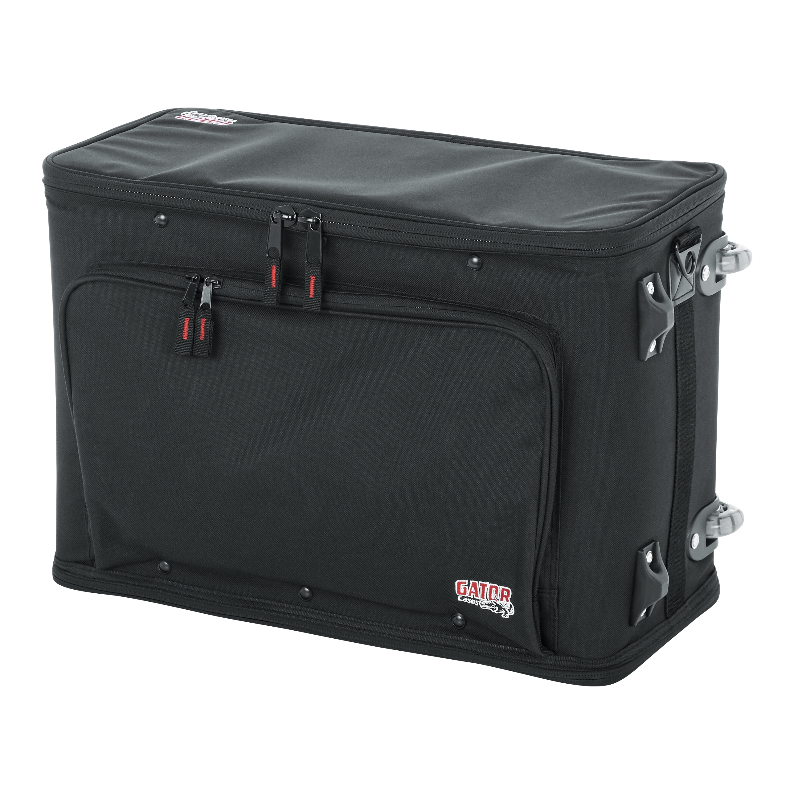3U Lightweight rack bag w/ tow handle and wheels
