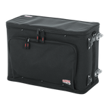 3U Lightweight rack bag w/ tow handle and wheels